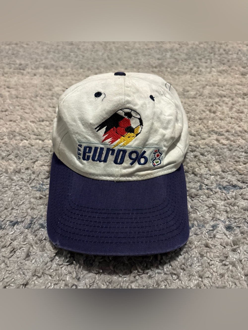 Vintage 1996 UEFA Euro 96 Germany Deutschland Snapback Hat